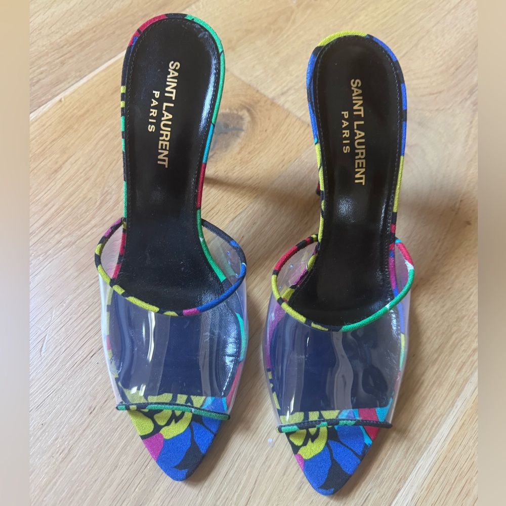 Saint Laurent Colorful Slides